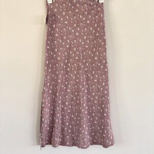 NWT Altar'd State Amora Floral Midi Skirt